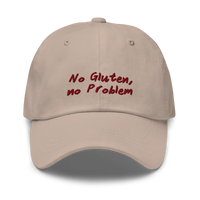 No Gluten, No Problem - Beige - Cap