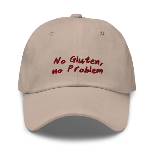 No Gluten, No Problem - Beige - Cap