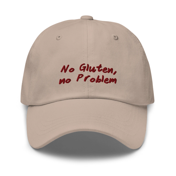 No Gluten, No Problem - Beige - Cap