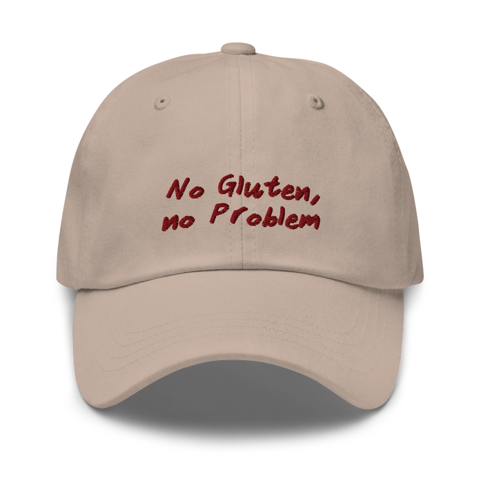 No Gluten, No Problem - Beige - Cap