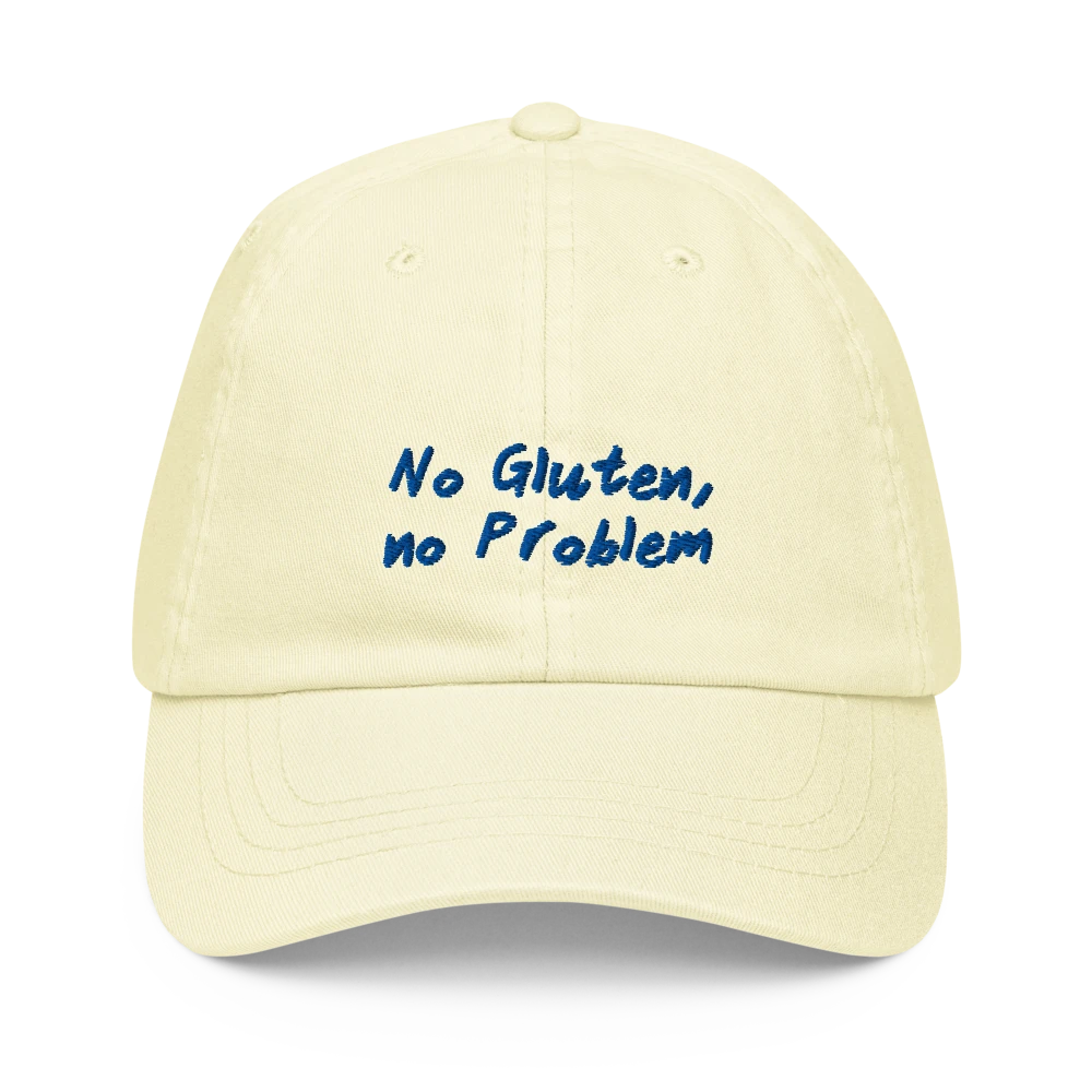 No Gluten, No Problem - Gelb - Cap Front