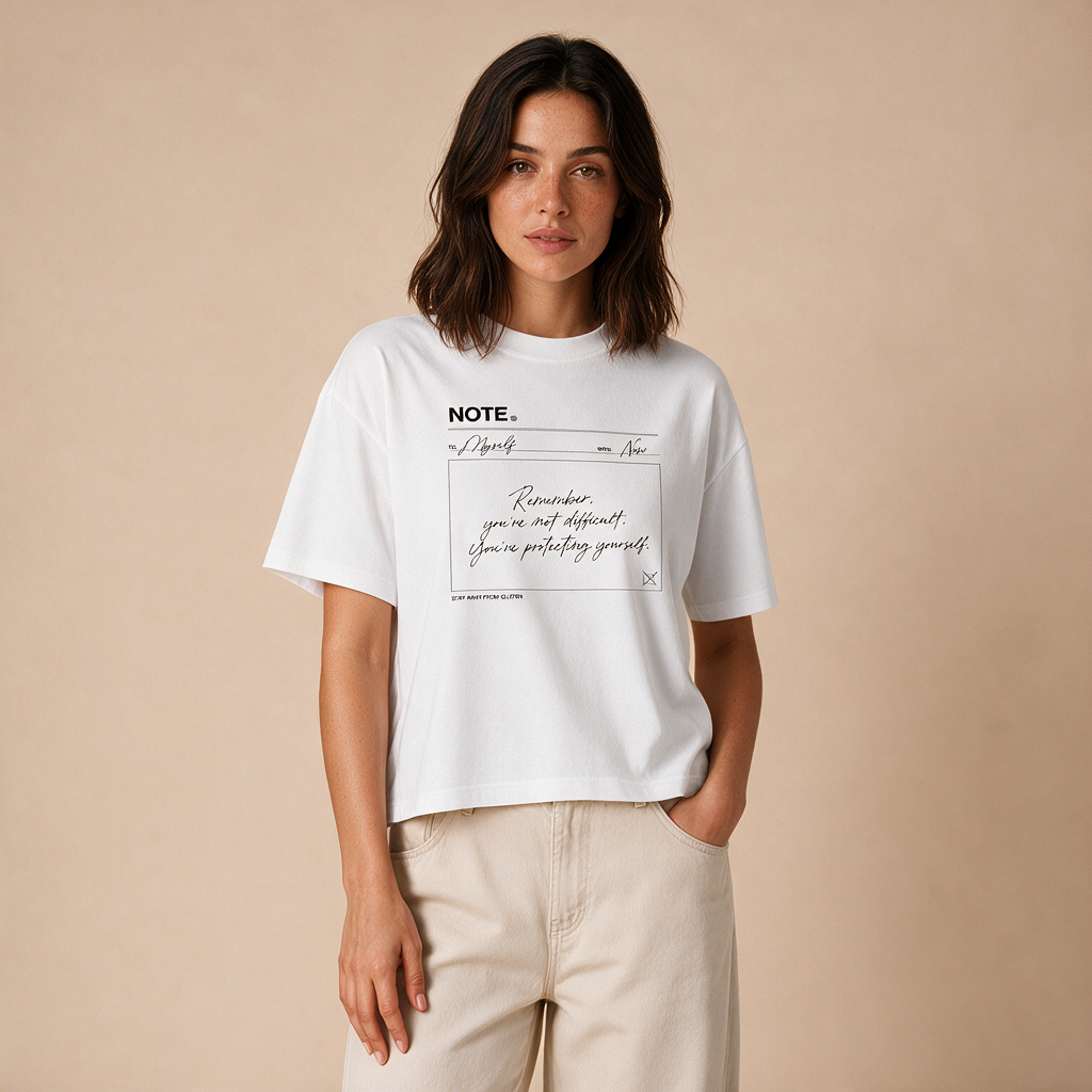 Protecting Yourself – Damen Boxy Fit – Mockup