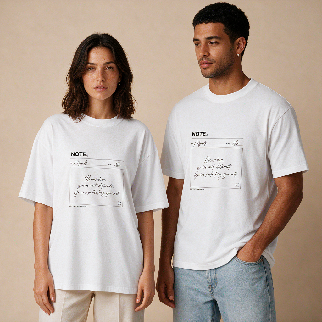 Protecting Yourself – Unisex Oversized – Mockup