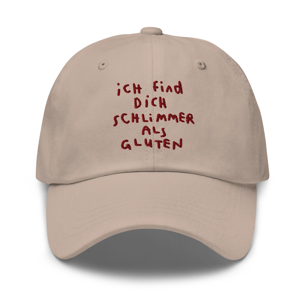 Schlimmer Als Gluten - Beige - Cap
