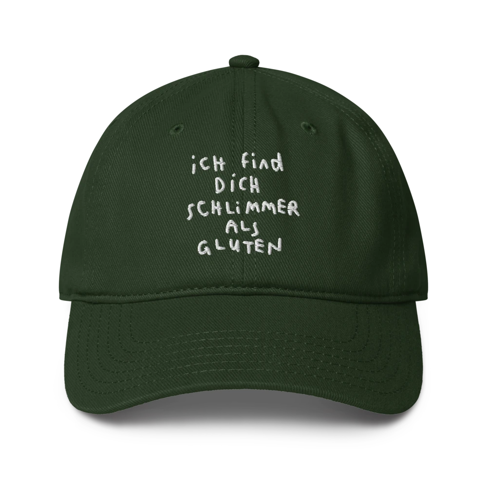 Schlimmer Als Gluten - Dunkelgrün - Cap Front