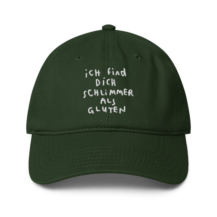 Schlimmer Als Gluten - Dunkelgrün - Cap Front