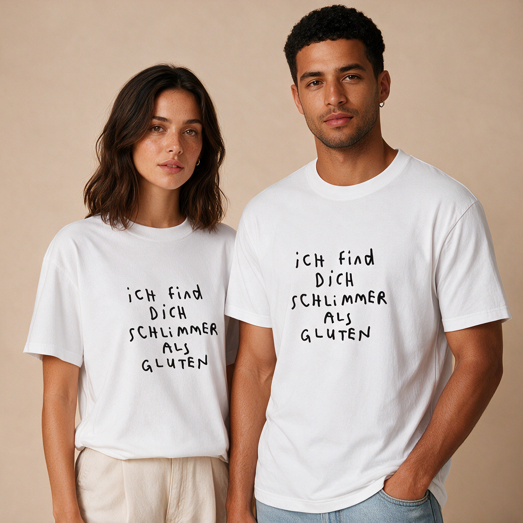 Schlimmer als Gluten – Unisex Klassisch – Mockup