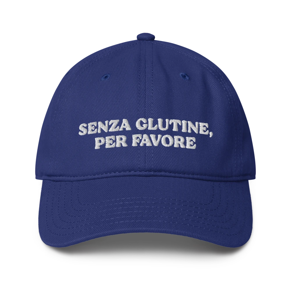 Senza Glutine, Per Favore - Dunkelblau - Cap Front