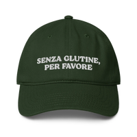 Senza Glutine, Per Favore - Dunkelgrün - Cap Front
