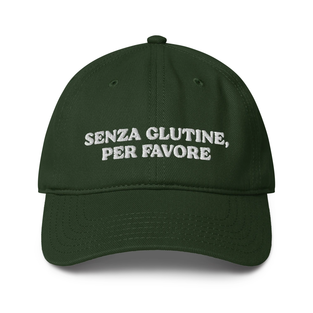 Senza Glutine, Per Favore - Dunkelgrün - Cap Front