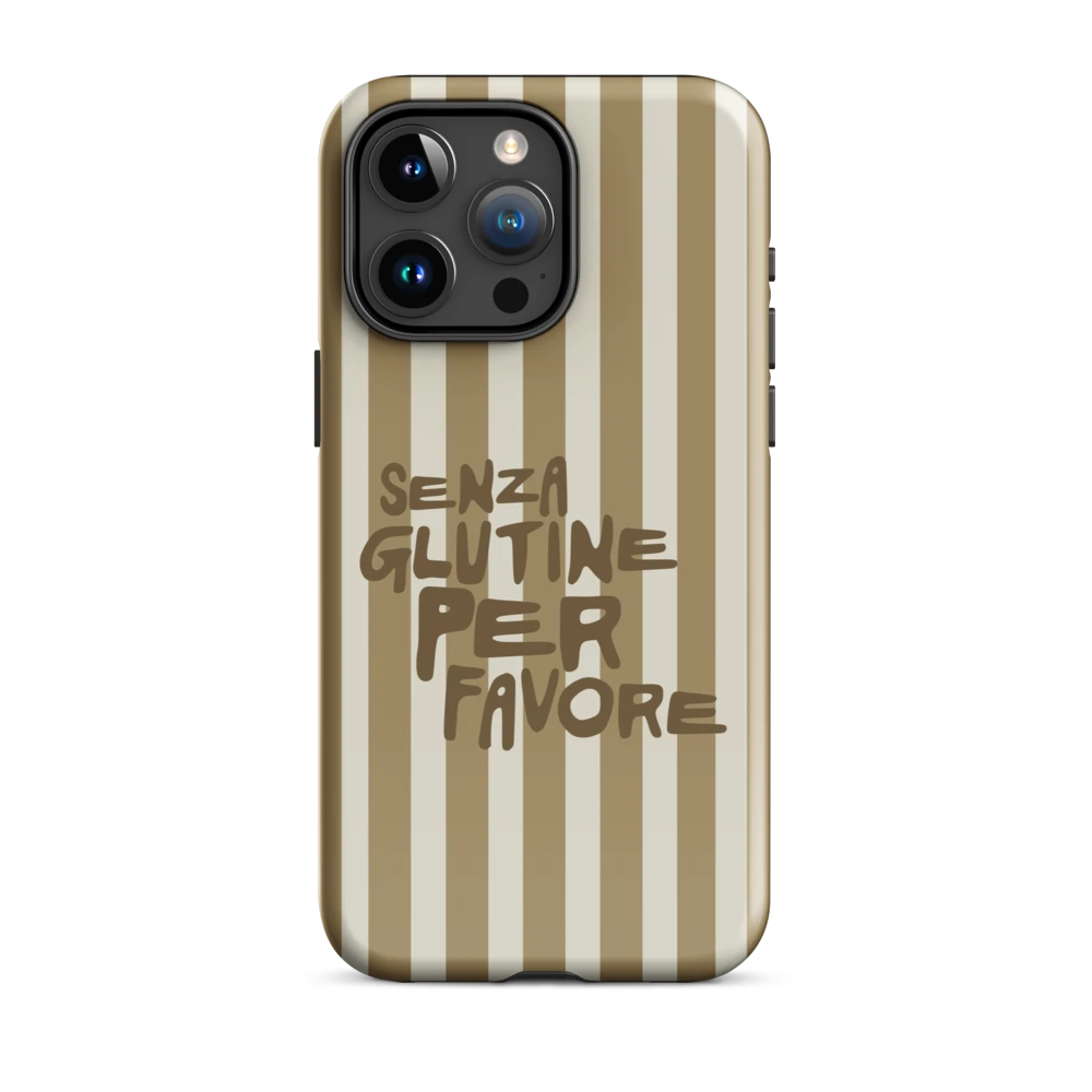Senza Glutine, Per Favore - Hartschale - Grün