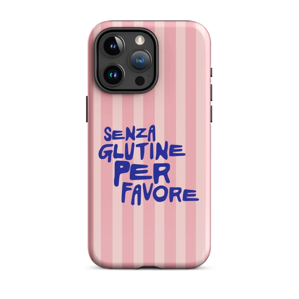 Senza Glutine, Per Favore - Hartschale - Pink