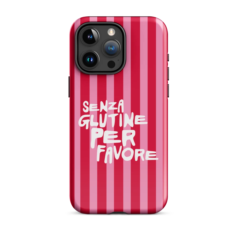 Senza Glutine, Per Favore - Hartschale - Rot