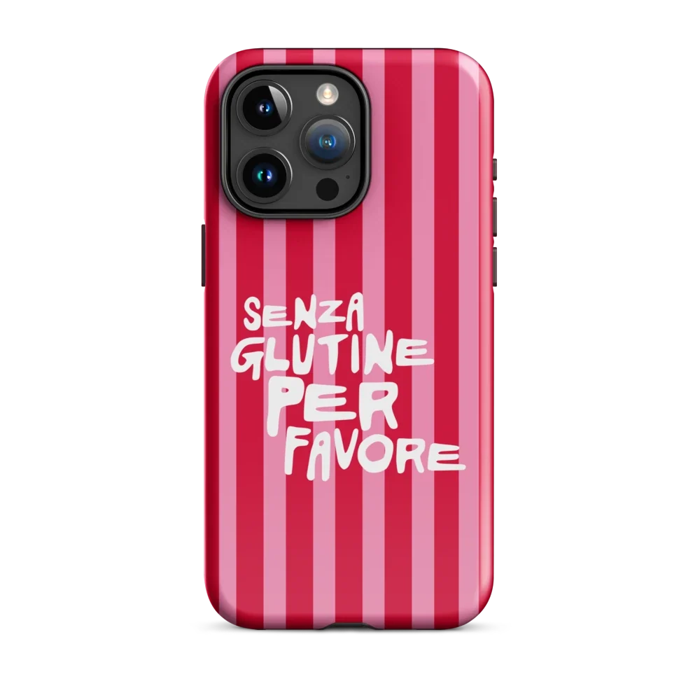 Senza Glutine, Per Favore - Hartschale - Rosa