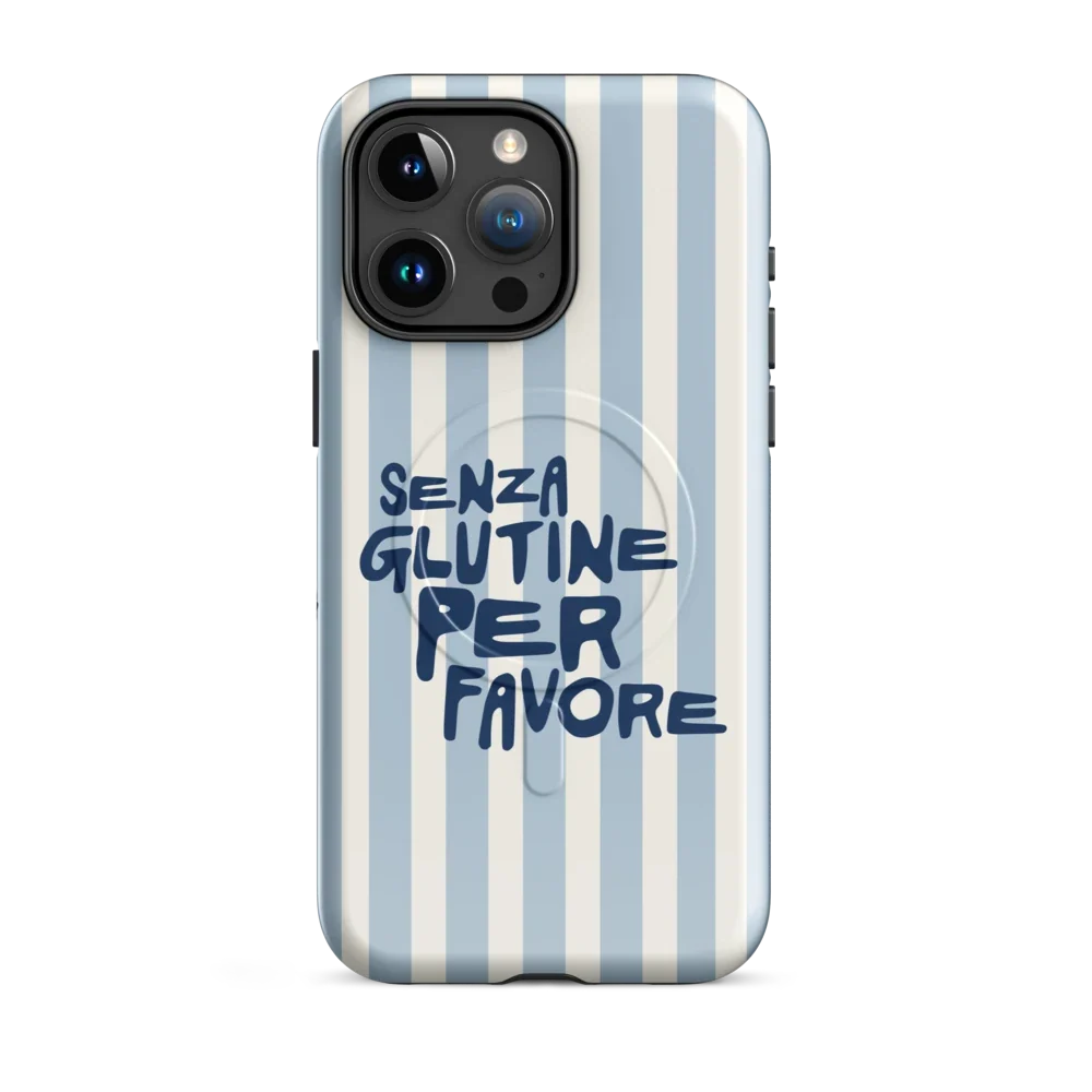 Senza Glutine, Per Favore - MagSafe - Blau