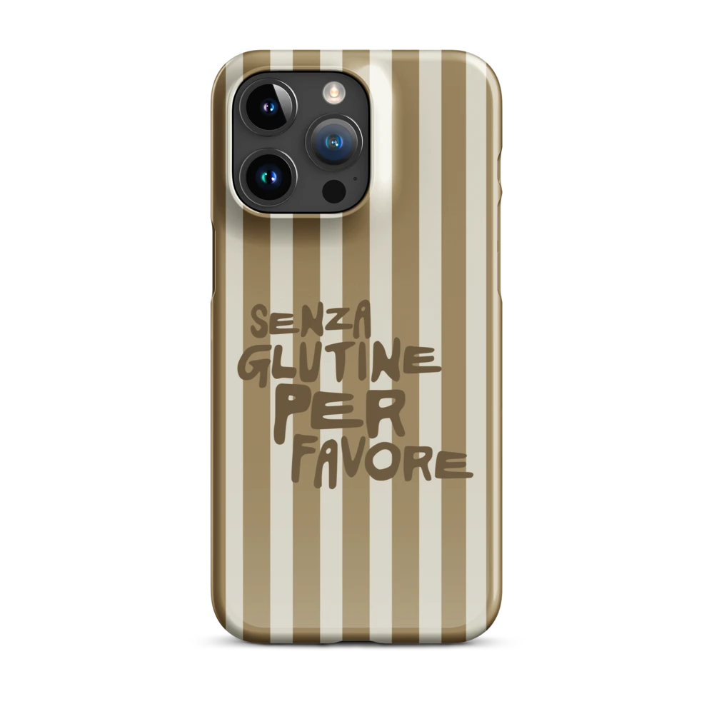 Senza Glutine, Per Favore - Slim Case - Grün