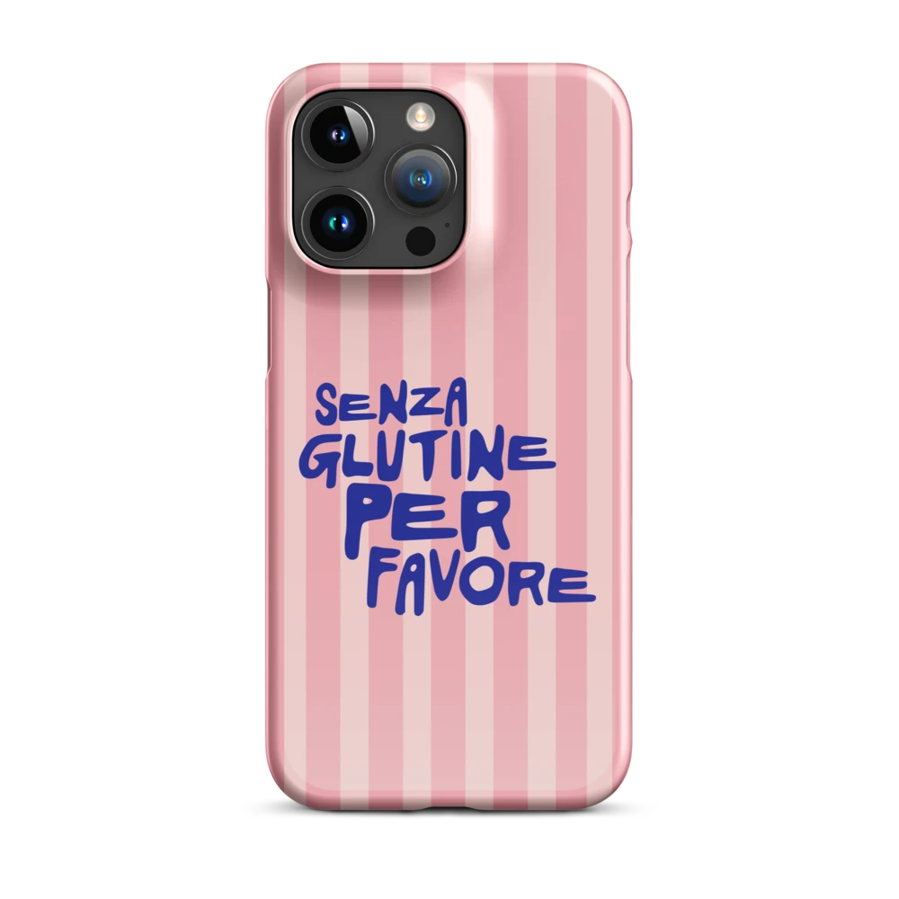 Senza Glutine, Per Favore - Slim Case - Pink