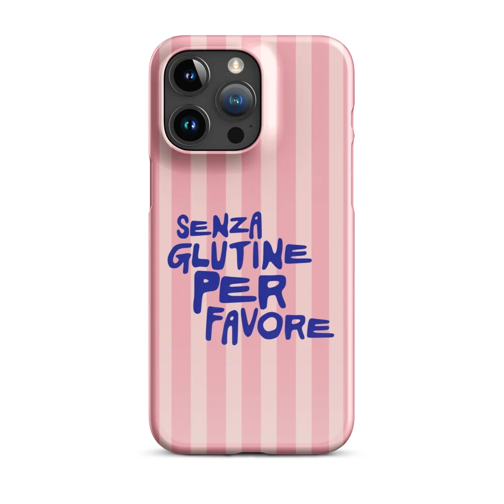 Senza Glutine, Per Favore - Slim Case - Pink