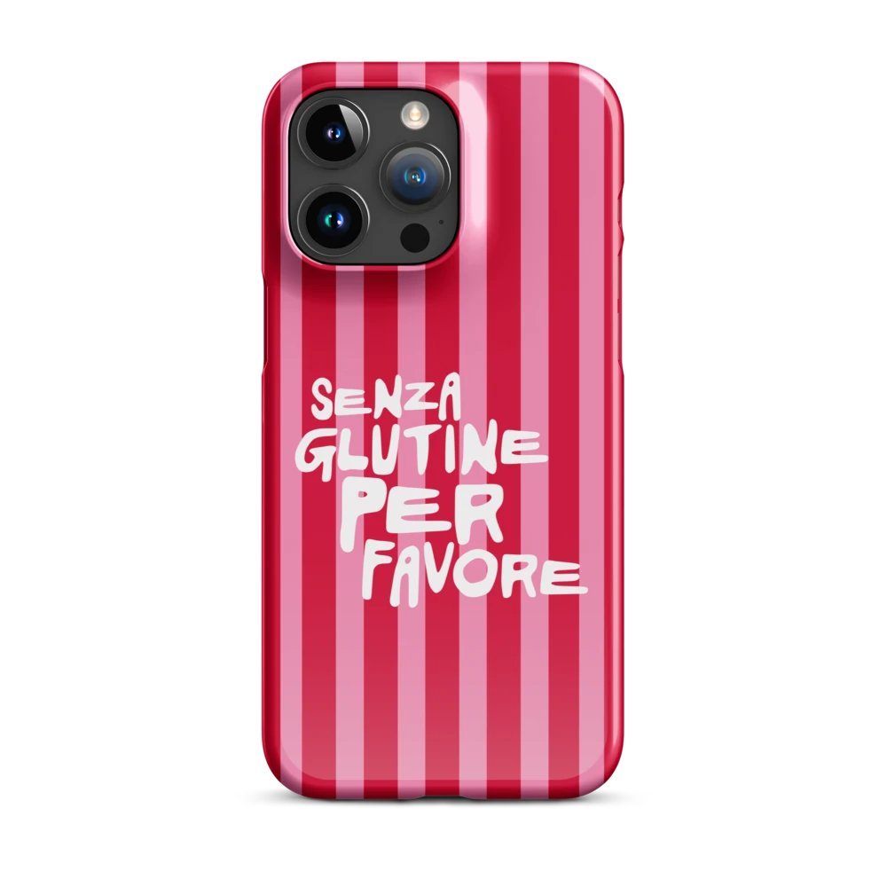 Senza Glutine, Per Favore - Slim Case - Rot