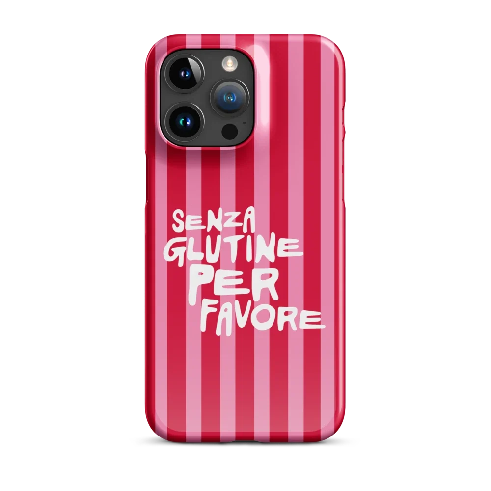 Senza Glutine, Per Favore - Slim Case - Rosa