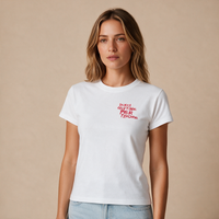 Senza Glutine, Per Favore – Damen Baby Tee – Mockup
