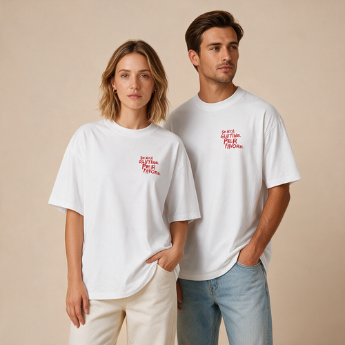 Senza Glutine, Per Favore – Unisex Oversized – Mockup