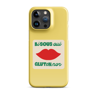 Bisous Oui, Gluten No - Slim Case - Gelb