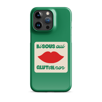Bisous Oui, Gluten No - Slim Case - Grün