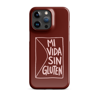 Mi Vida Sin Gluten - Slim Case - Dunkelrot