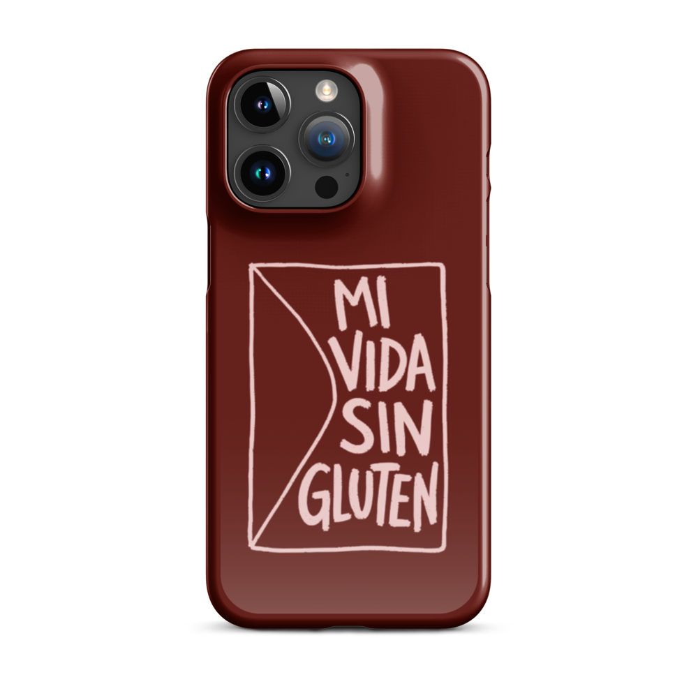 Mi Vida Sin Gluten - Slim Case - Dunkelrot