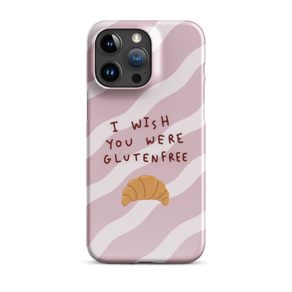 I Wish You Were Glutenfree - Slim Case - Rosa
