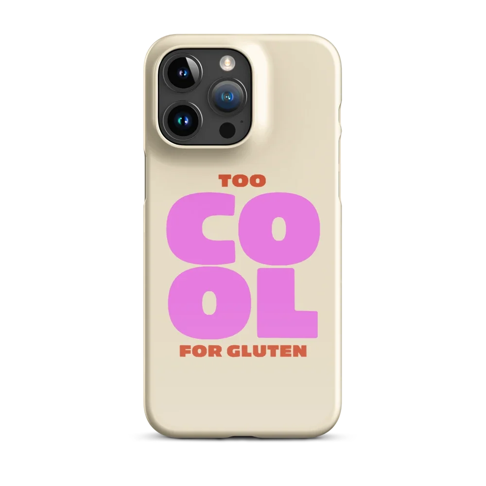 Too Cool For Gluten - Slim Case - Beige