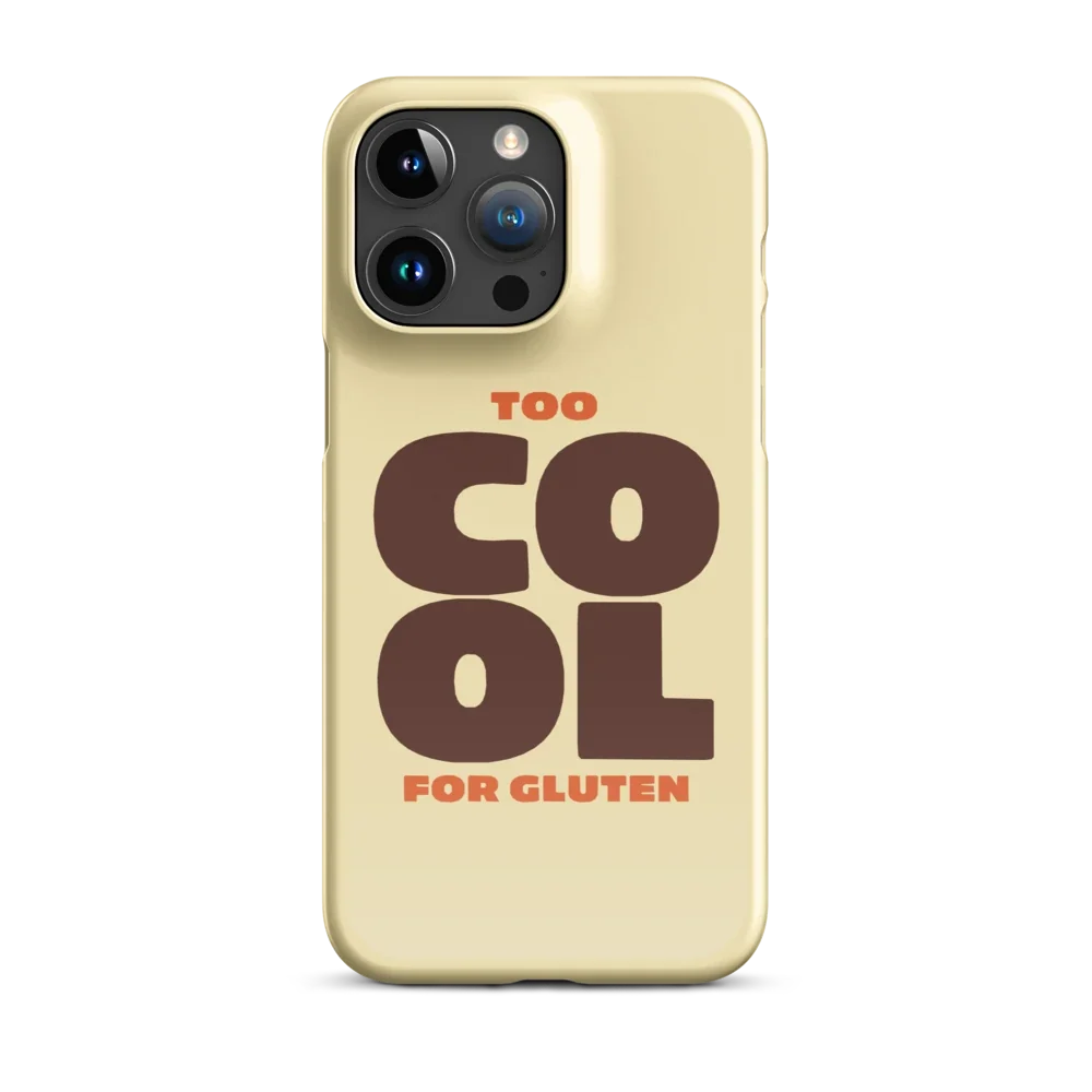 Too Cool For Gluten - Slim Case - Gelb