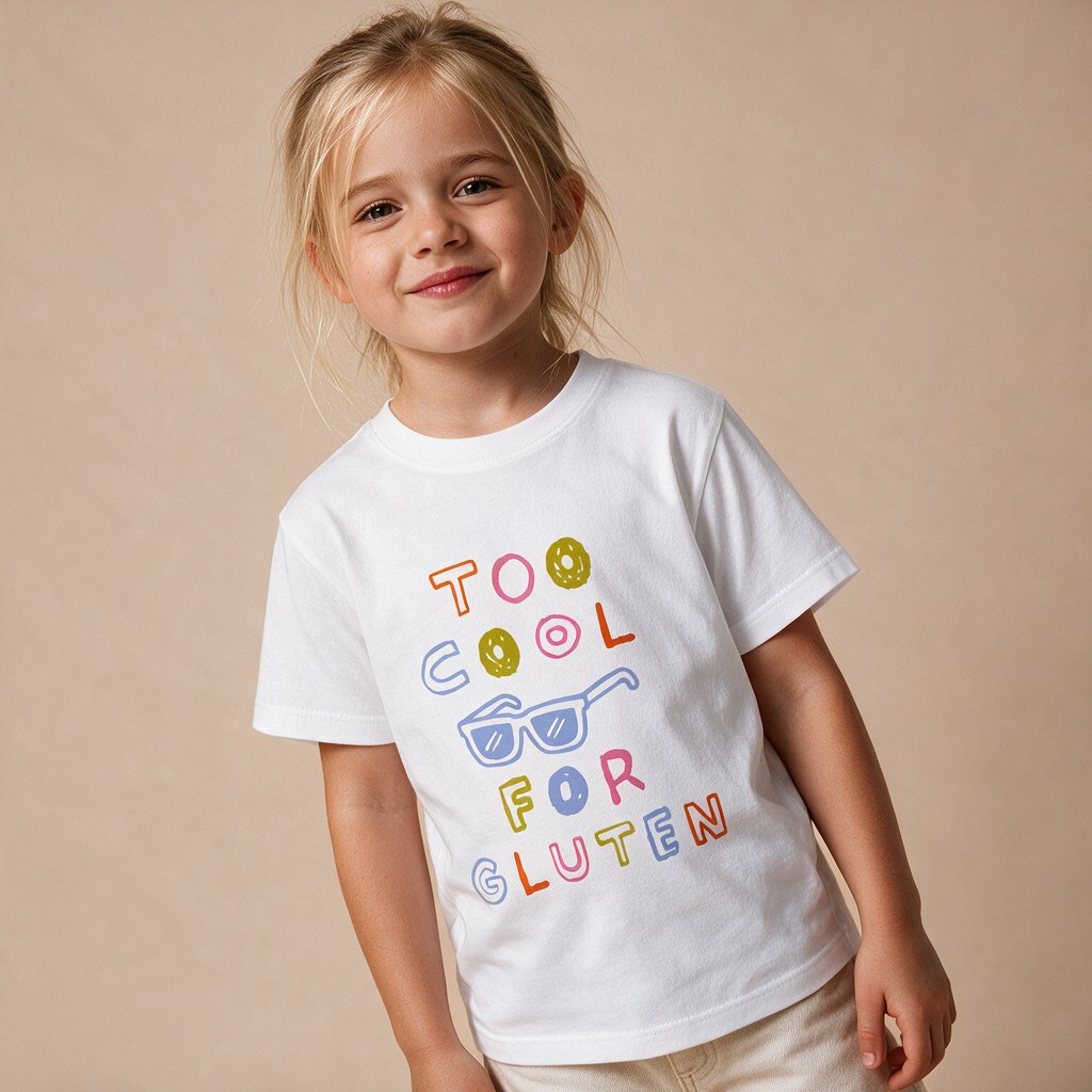Too Cool For Gluten (Kids) – Mockup