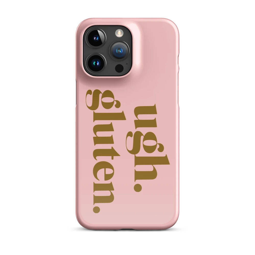 Ugh. Gluten. - Slim Case - Pink