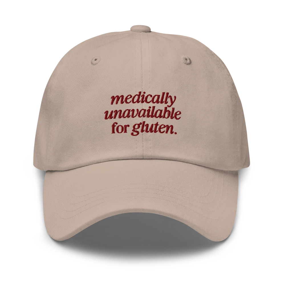 Unavailable For Gluten - Beige - Cap