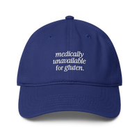 Unavailable For Gluten - Dunkelblau - Cap Front
