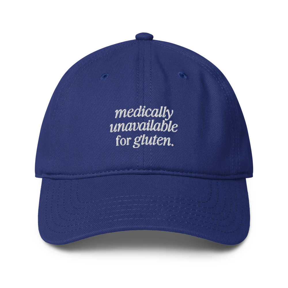 Unavailable For Gluten - Dunkelblau - Cap Front