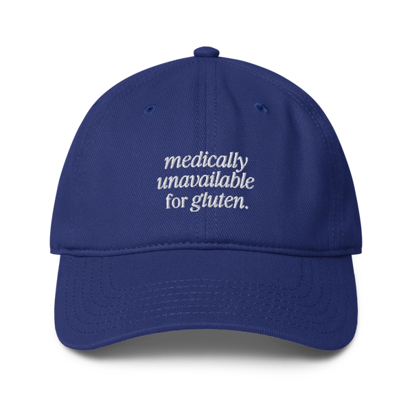 Unavailable For Gluten - Dunkelblau - Cap Front