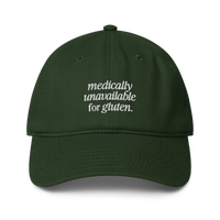 Unavailable For Gluten - Dunkelgrün - Cap Front