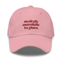 Unavailable For Gluten - Pink - Cap