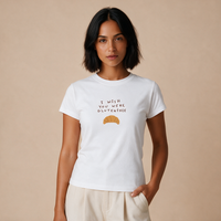 Wish You Were Glutenfree – Damen Baby Tee – Mockup