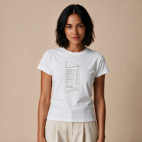 Worry More, Pay More – Damen Baby Tee – Mockup