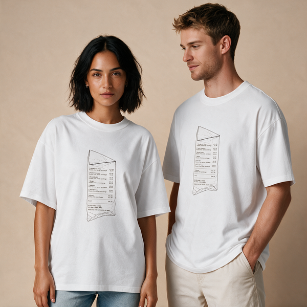 Worry More, Pay More – Unisex Oversized – Mockup